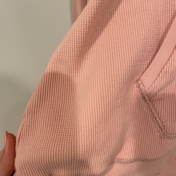 Waffle knit hoodie - Picture 3 of 4